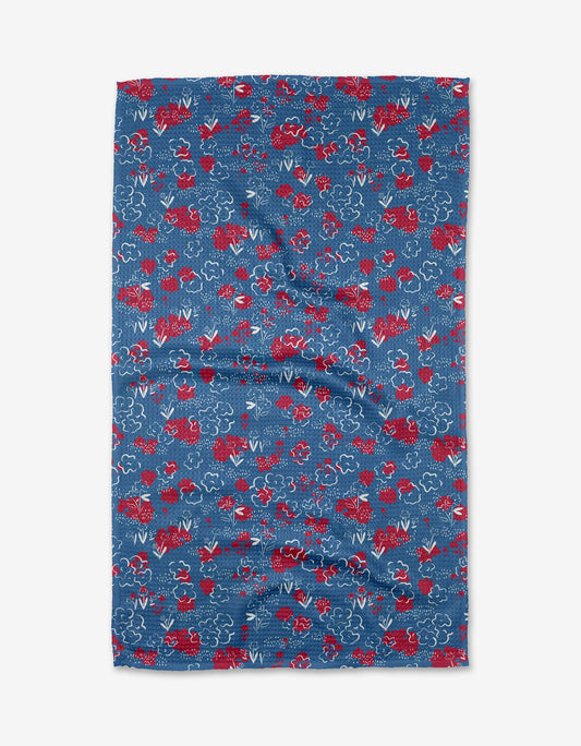Patriotic Garden Tea Towel