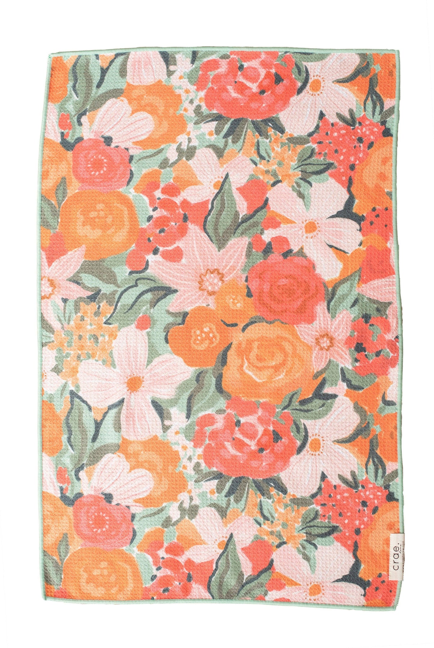 Manhattan: Reversible Hand Towel: Green / Hand Towel