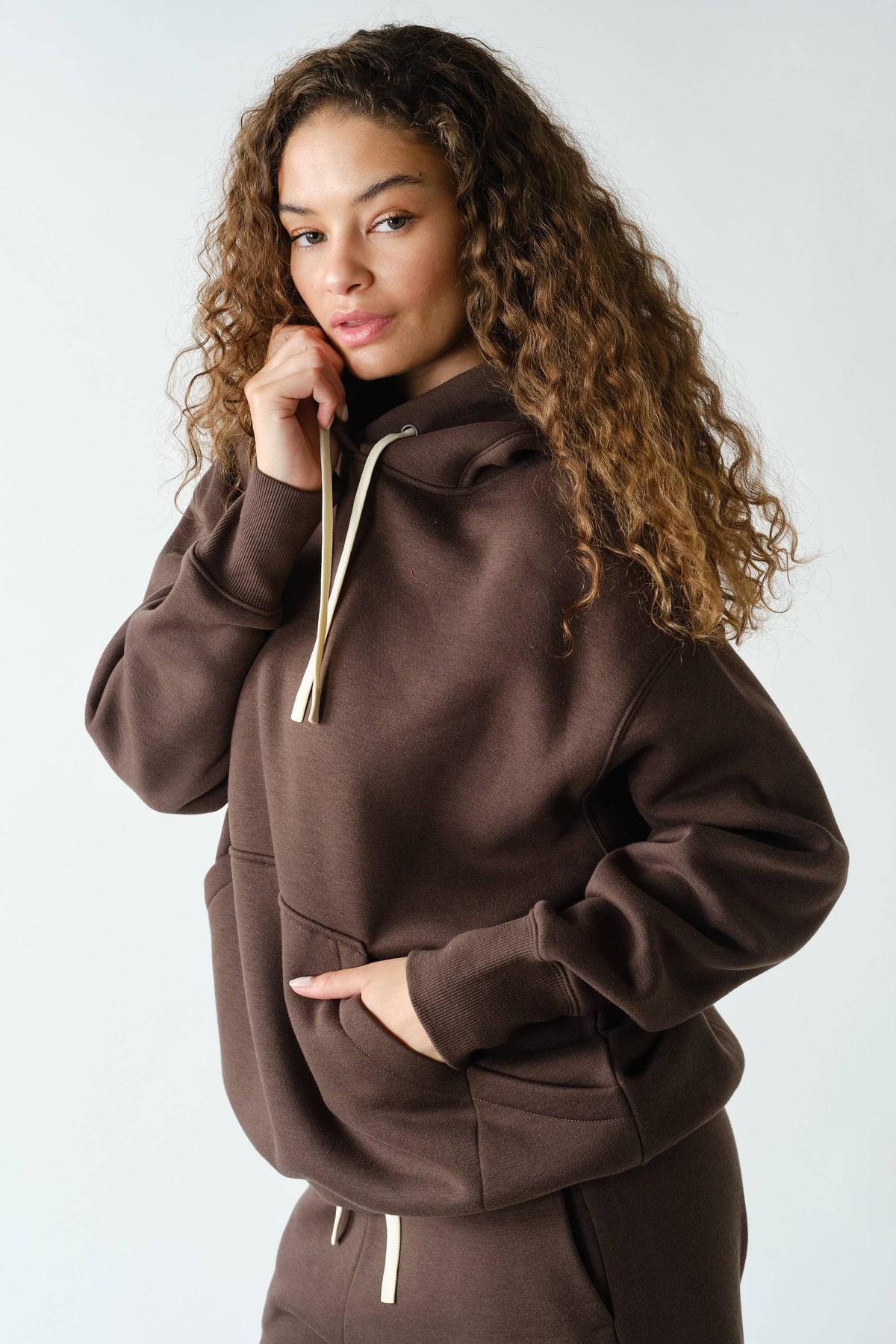 Mono B Black CloudWalk Pullover Fleece Hoodie