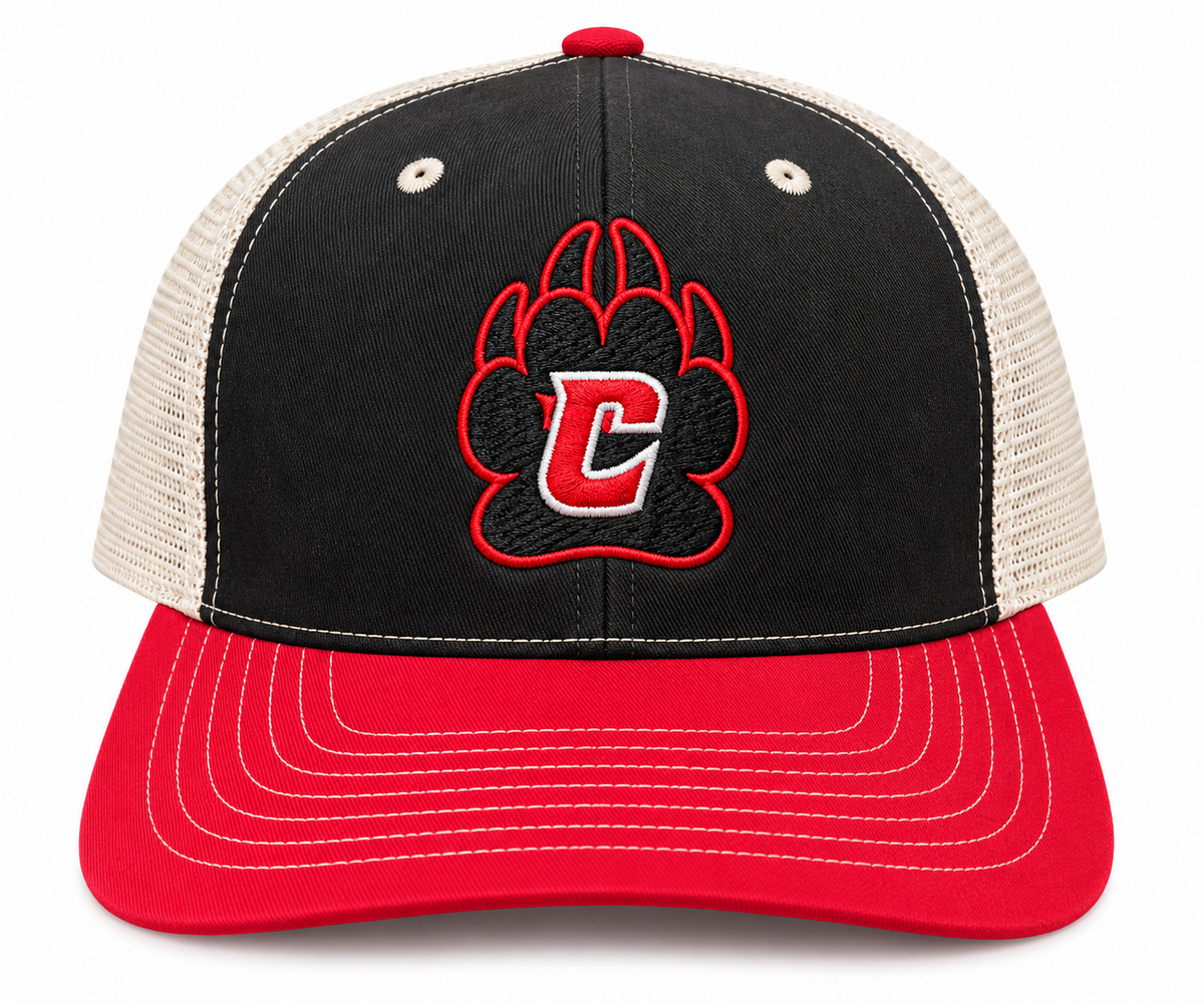 Clarkson Coyotes Paw Trucker Hat