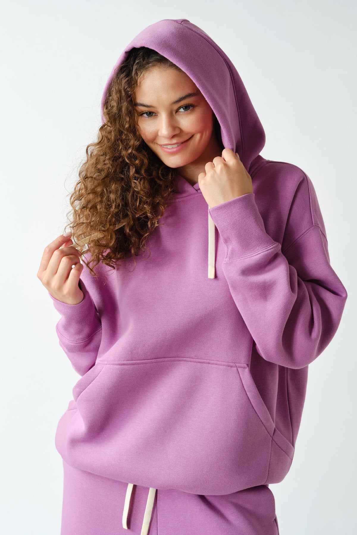 Mono B Blue Thunder CloudWalk Pullover Fleece Hoodie