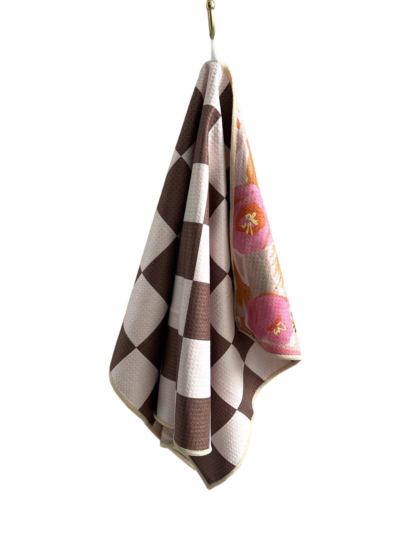 Reeds: Reversible Hand Towel: Cream/Brown / Hand Towel