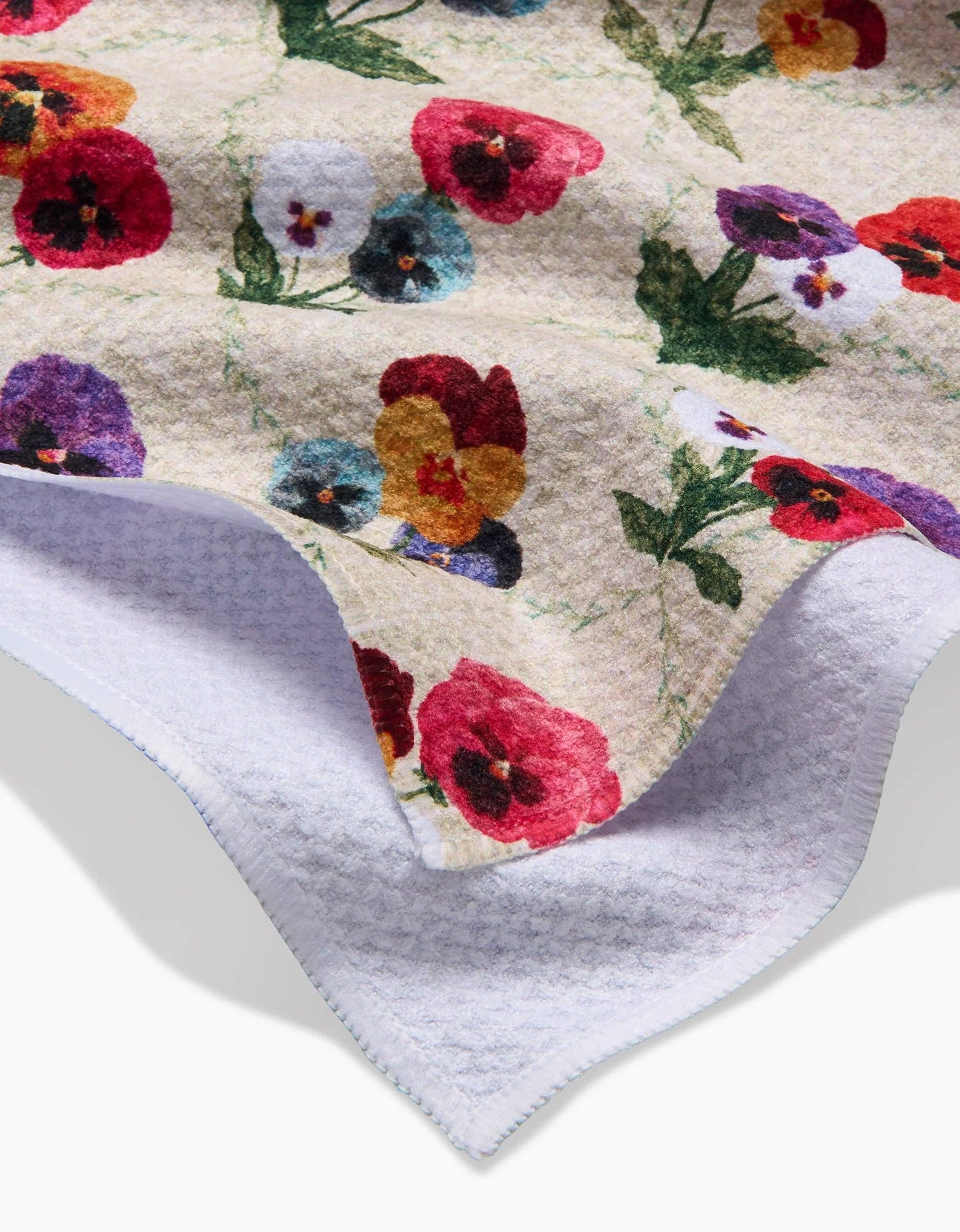 Bunch of Pansies Tea Towel