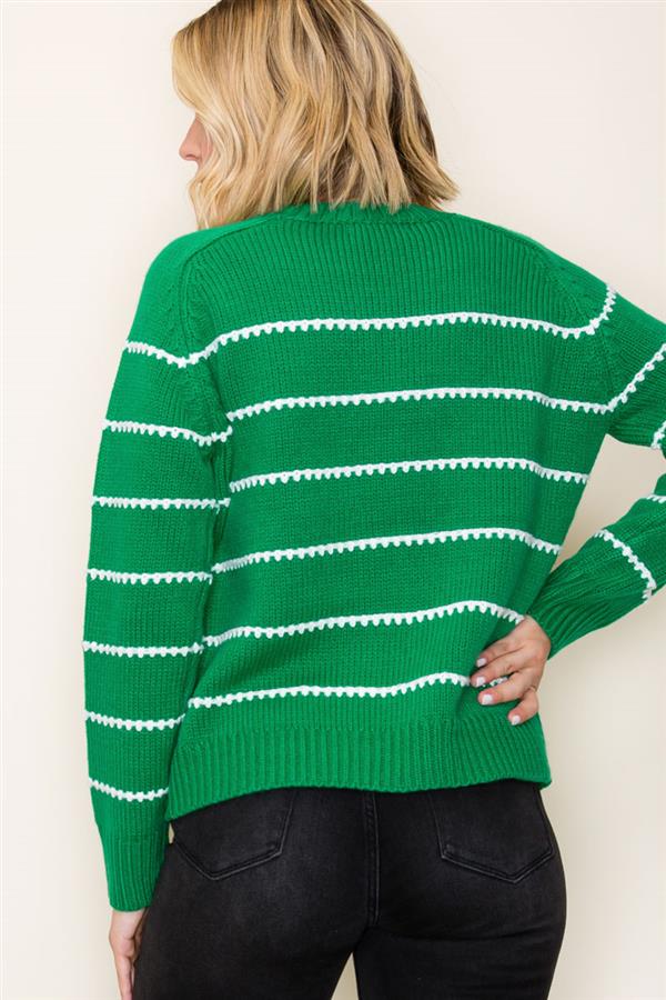 Green Knit Sweater