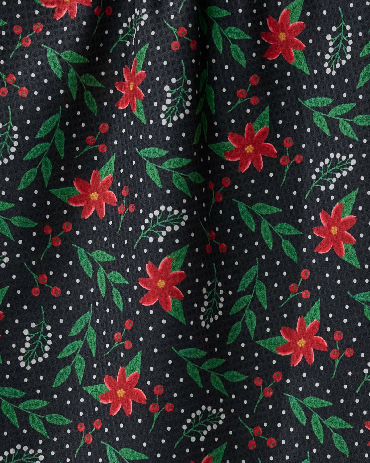 Winter Bloom Luxe Kitchen Towel