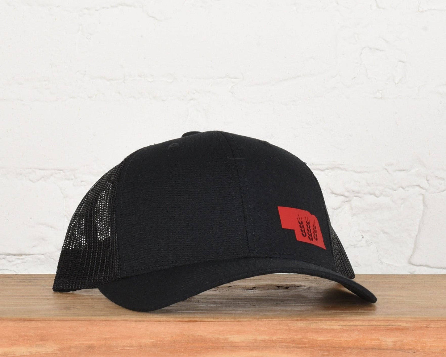 Nebraska Braided Wheat Snapback: Black