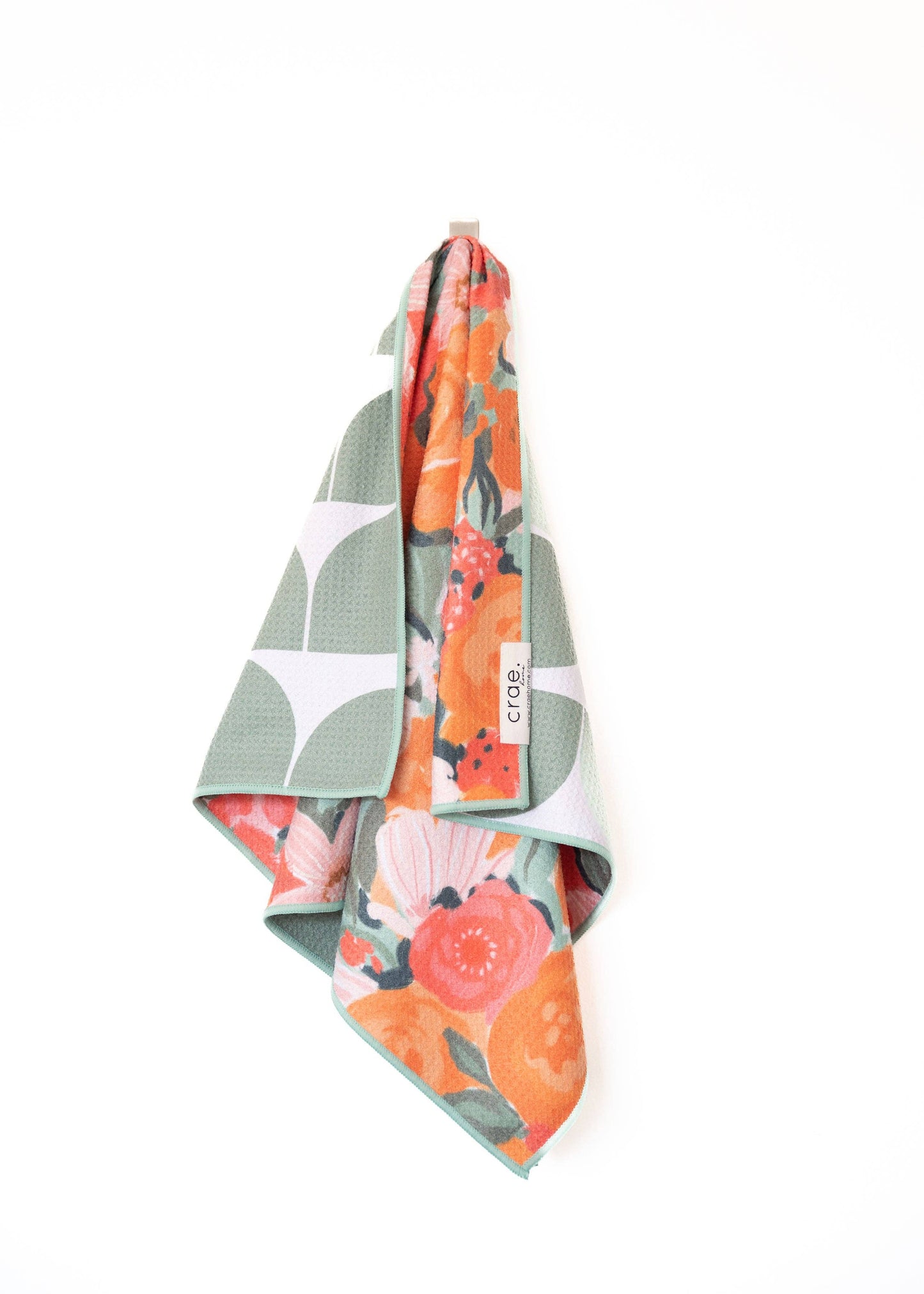 Manhattan: Reversible Hand Towel: Green / Hand Towel