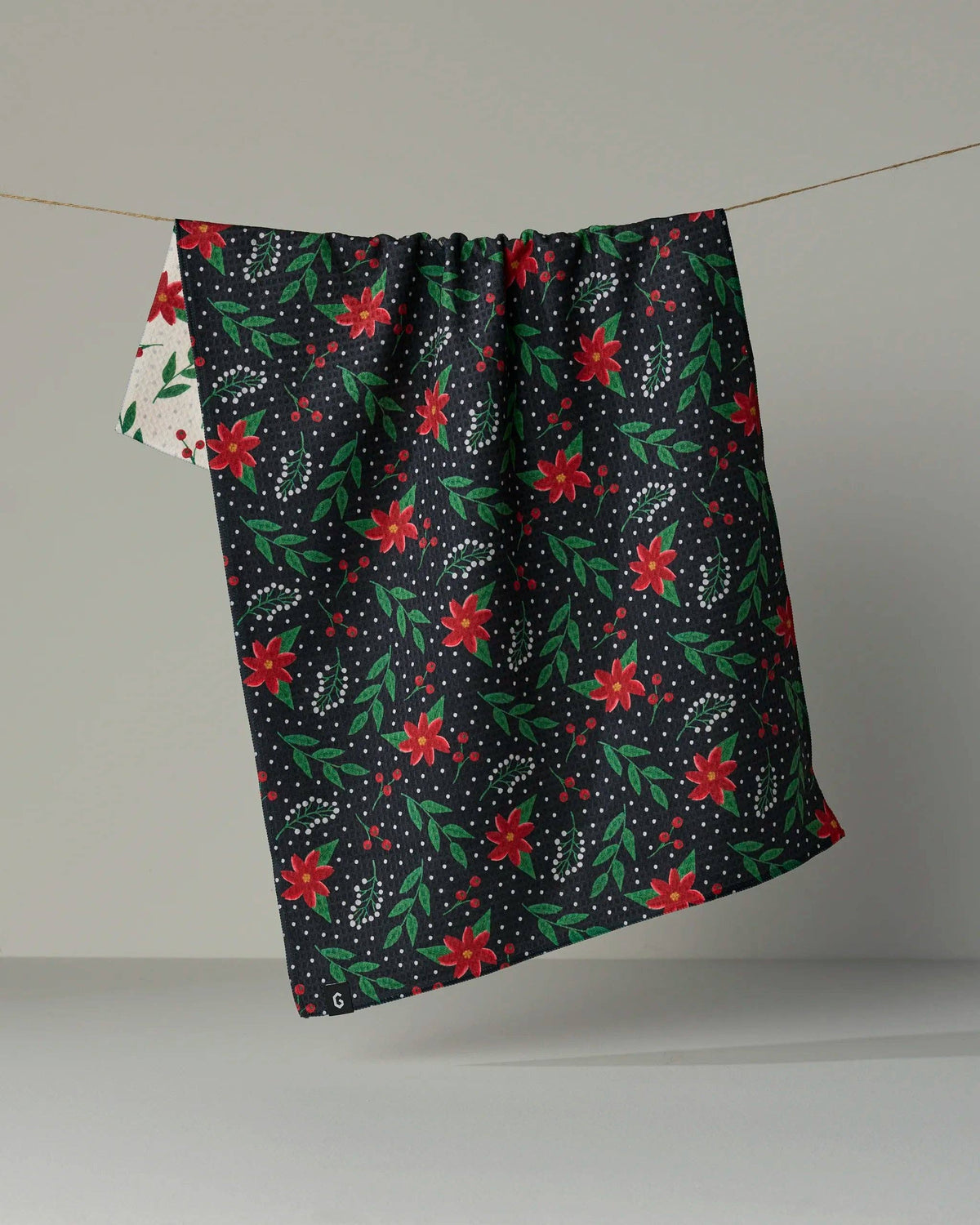 Winter Bloom Luxe Kitchen Towel