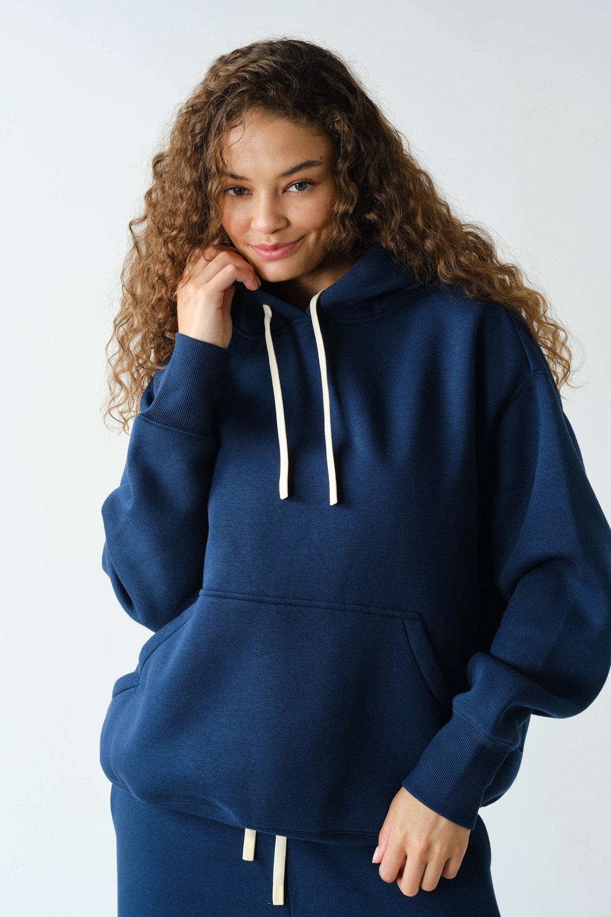Mono B Espresso CloudWalk Pullover Fleece Hoodie
