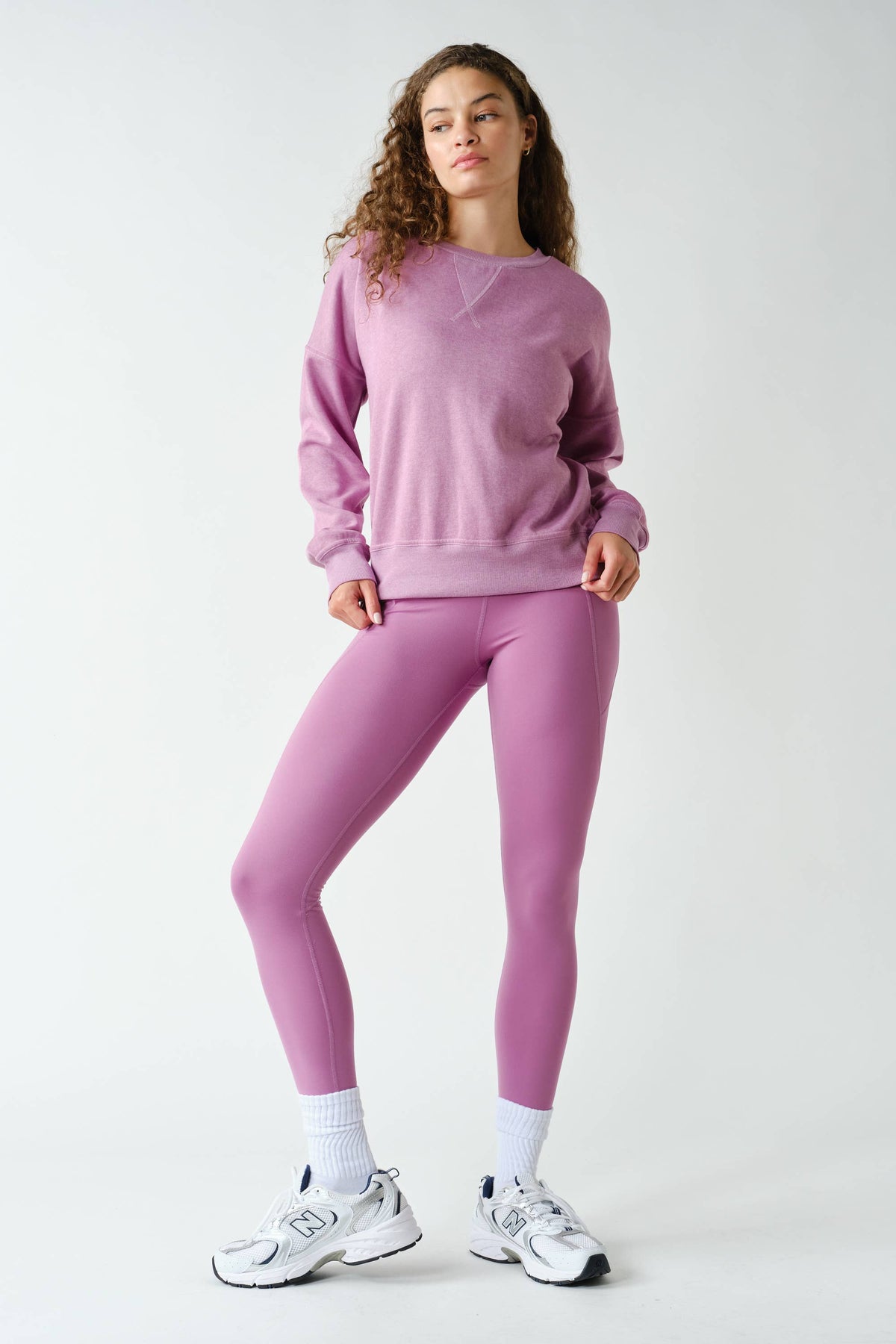 Mono B Coffee Bean Burned Out Crewneck Sweater