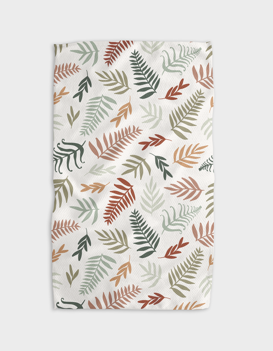 Forest Floor Ferns Kitchen Tea Towel