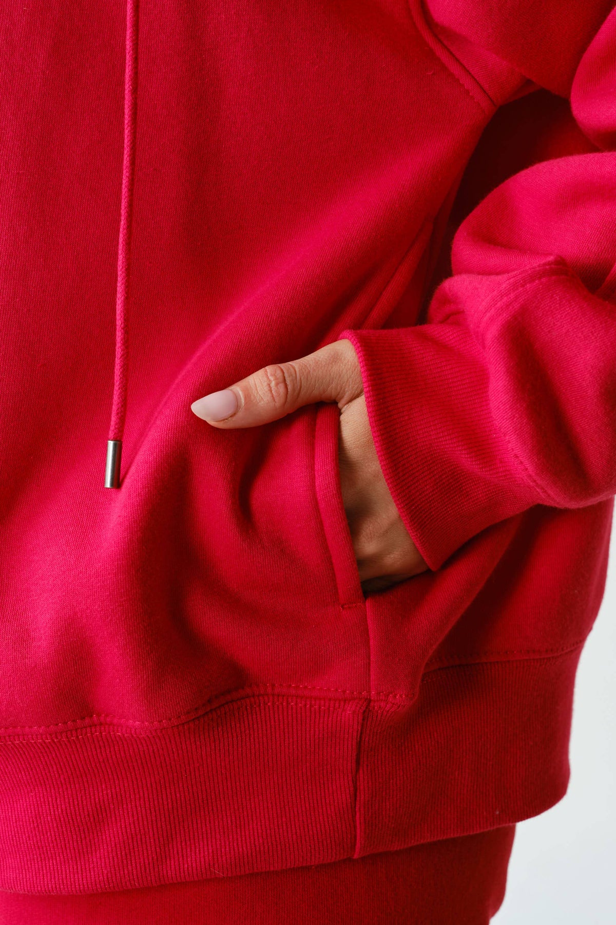 Mono B Cozy Cotton Fleece Half-Zip Pullover