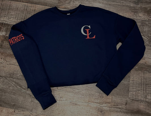 C-L Patriots Cropped Sweatshirt