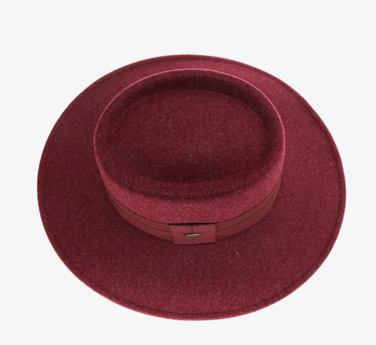 Wide Ribbon Band Vegan Fabric C.C Panama Hat