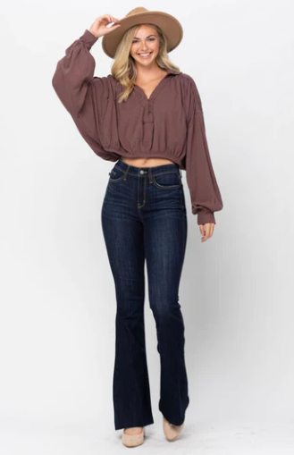 Judy Blue High Rise Tall Flare Jeans