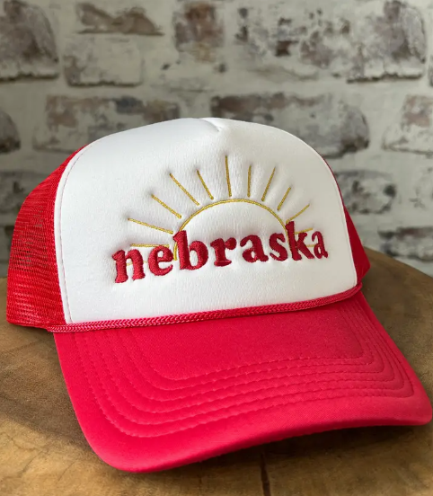 State Sun Embroidered Foam Trucker Hat