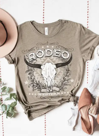 Rodeo Western Short Sleeve Graphic Tee