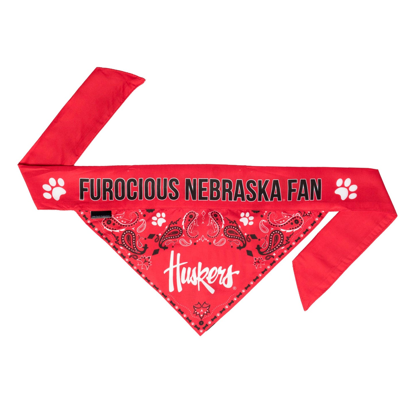 NCAA Nebraska Cornhuskers Reversible Pet Bandana