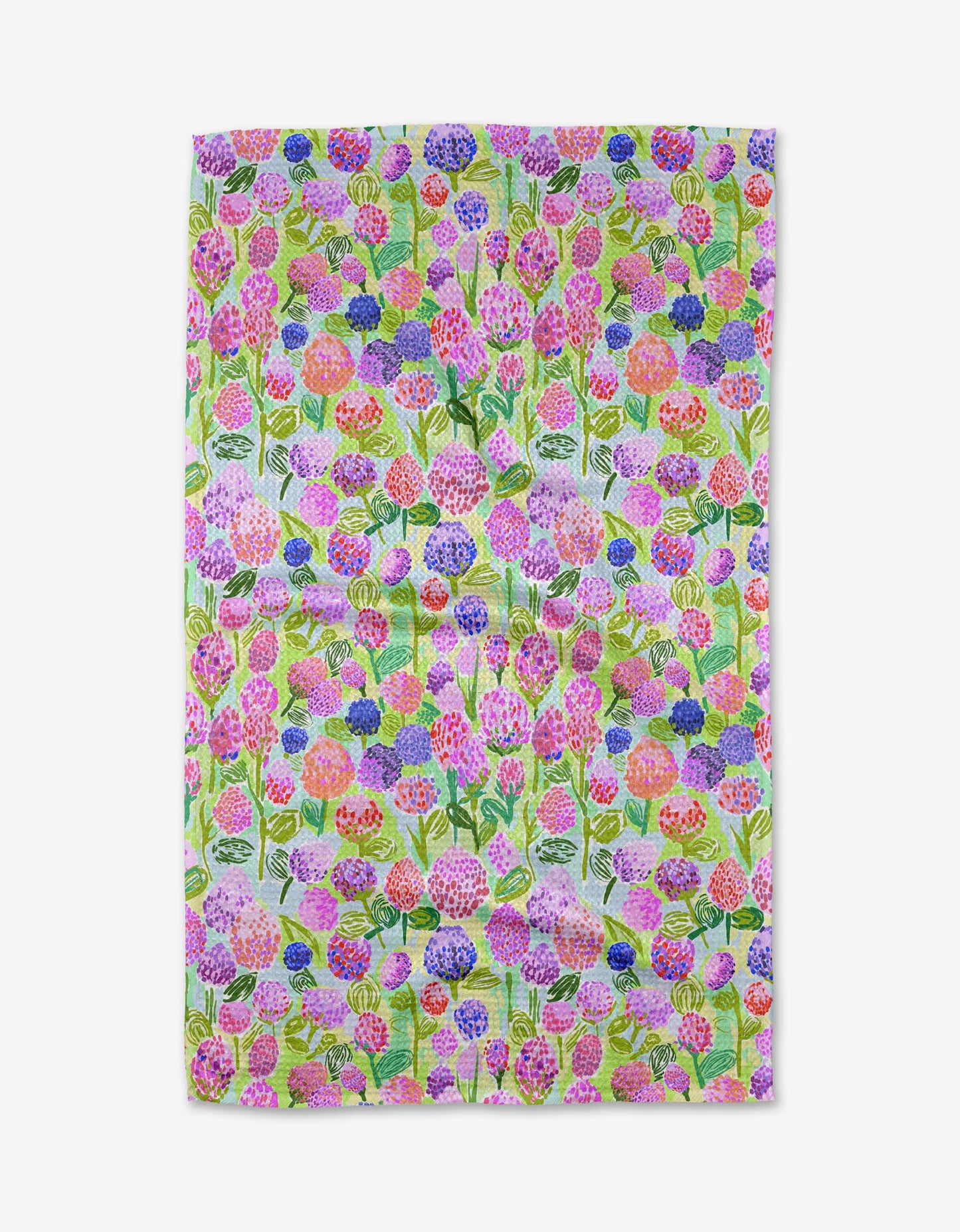 Spring Clovers Tea Towel