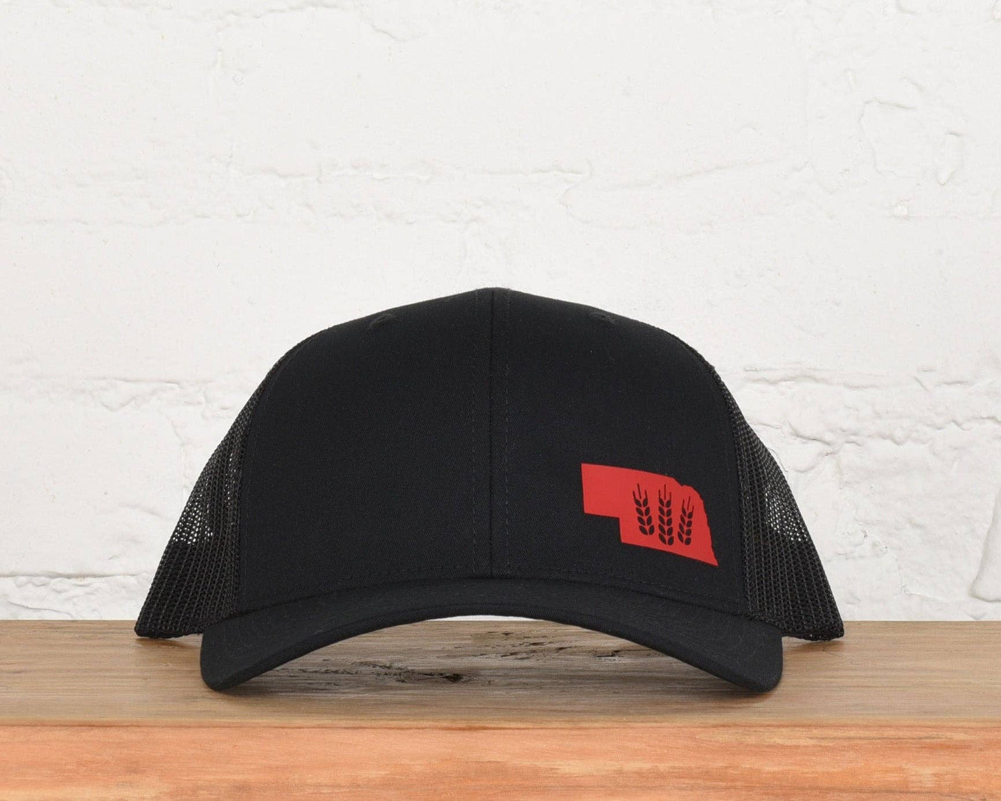 Nebraska Braided Wheat Snapback: Black