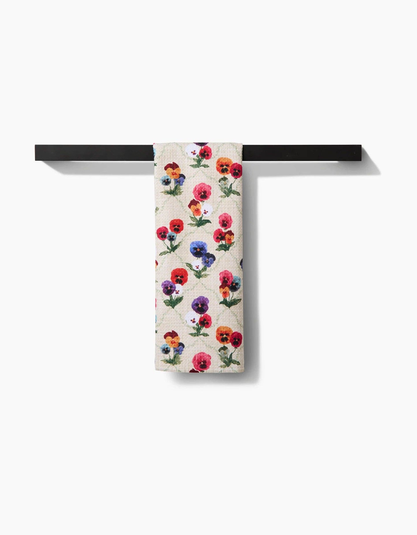 Bunch of Pansies Tea Towel