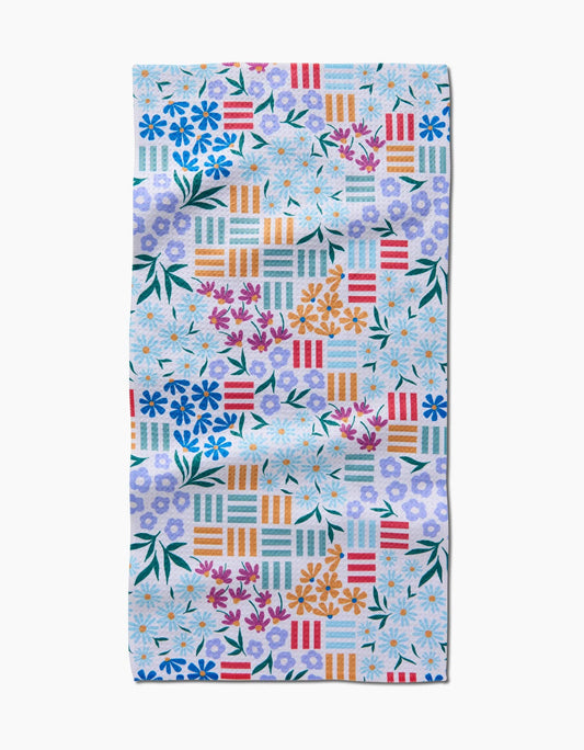 Floral Garden Bar Towel