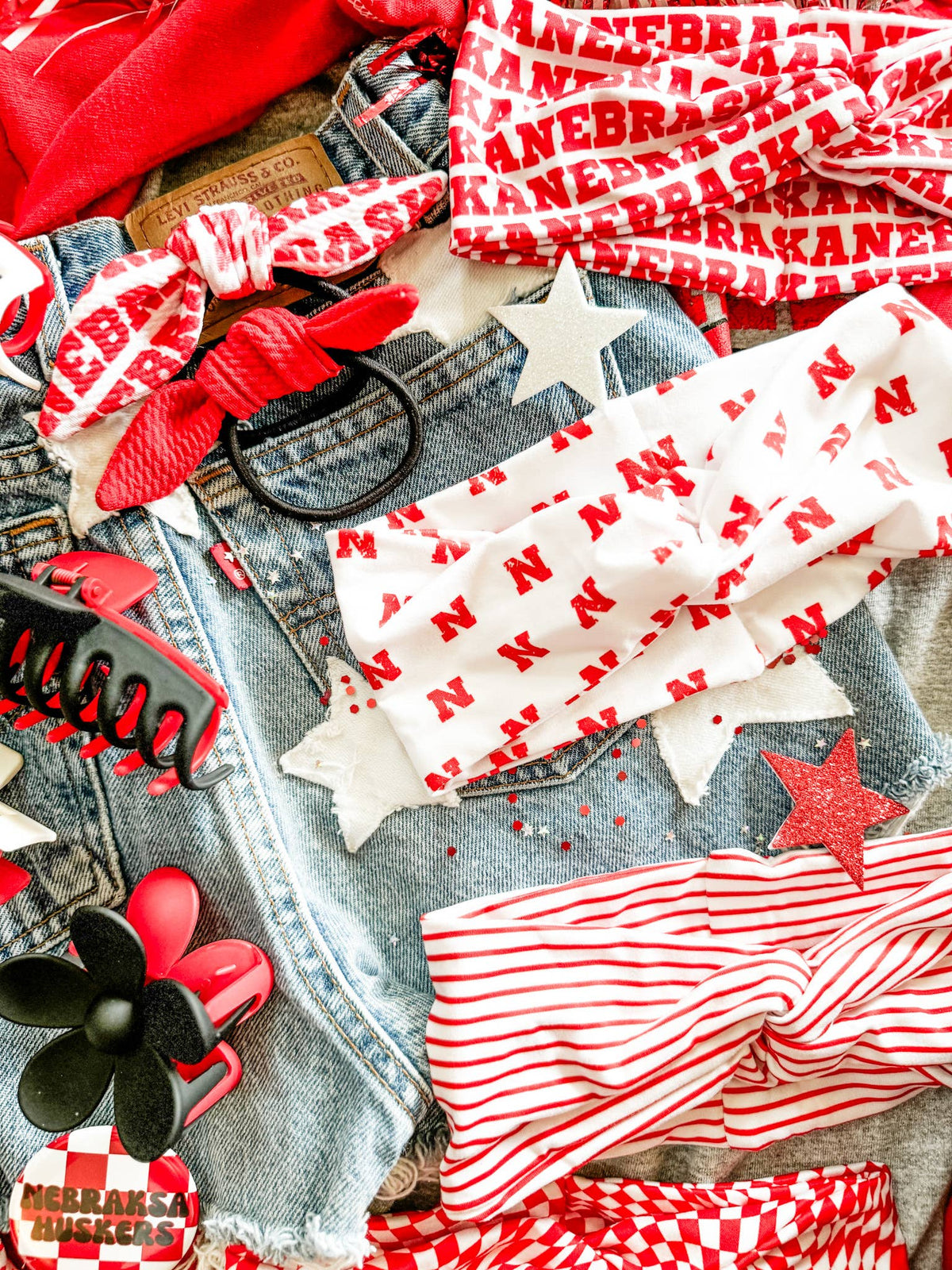 "N" Printed Turband Headband