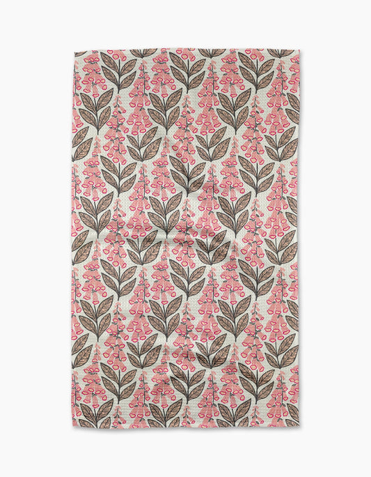 Foxglove Finery Tea Towel