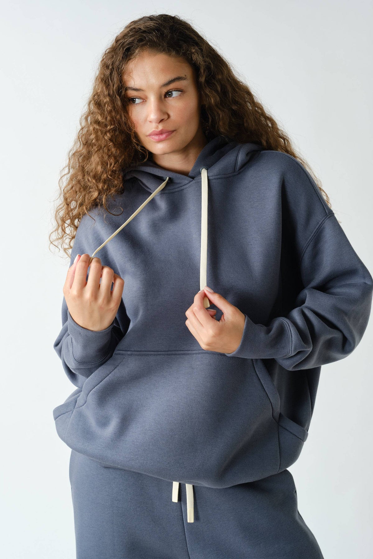 Mono B Espresso CloudWalk Pullover Fleece Hoodie
