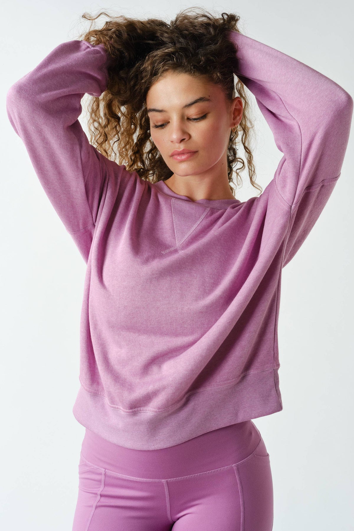 Mono B Coffee Bean Burned Out Crewneck Sweater