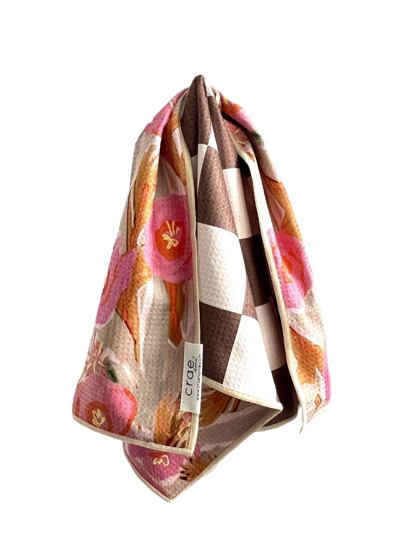 Reeds: Reversible Hand Towel: Cream/Brown / Hand Towel