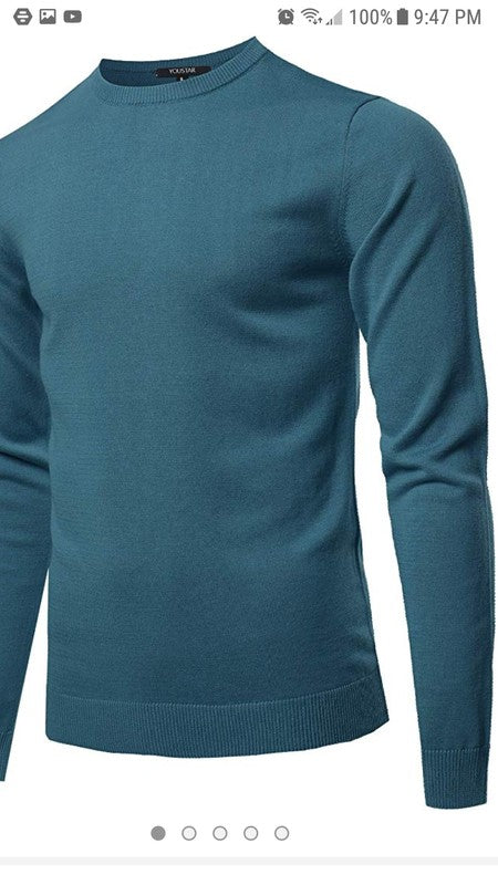 Men's Teal Sweater