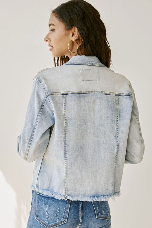 Light Wash KanCan  Denim Jacket