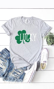 Plus Size Lucky Shamrock T-Shirt