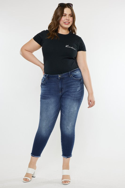 KanCan Plus Size Ankle Skinny Jeans