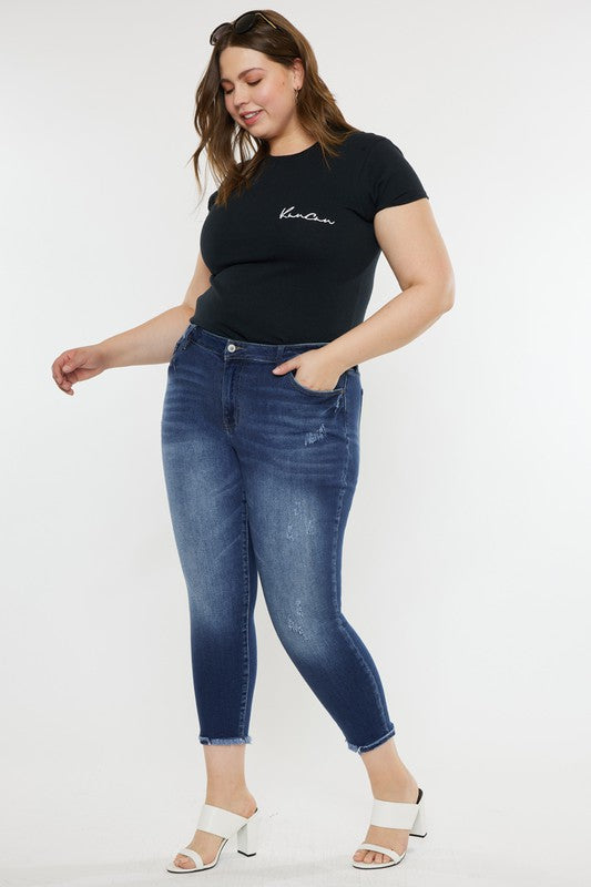 KanCan Plus Size Ankle Skinny Jeans