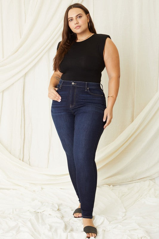 KanCan Plus Size High Rise Skinny Jeans