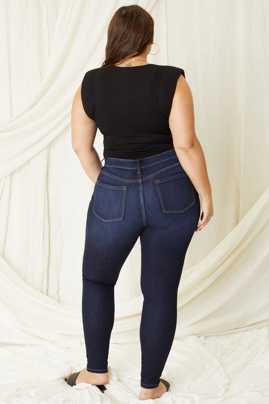 KanCan Plus Size High Rise Skinny Jeans