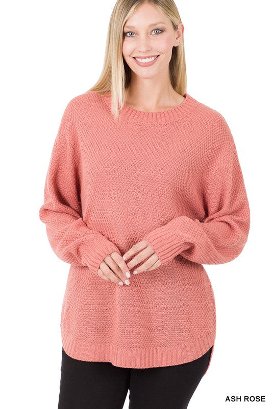 Plus Size Hi-Low Sweater
