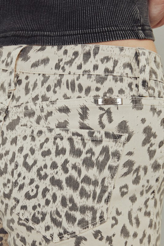 KanCan Leopard Print Shorts