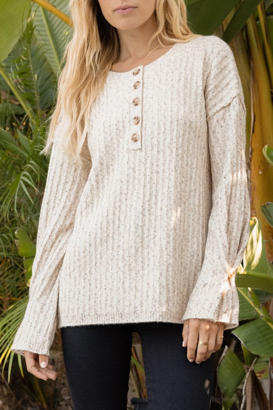 Oversized Knit Top