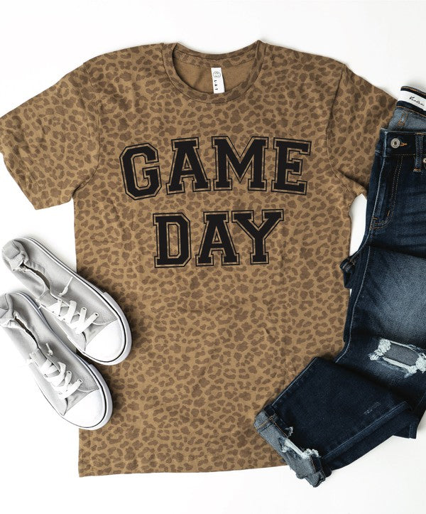 Leopard Game Day Graphic Tee