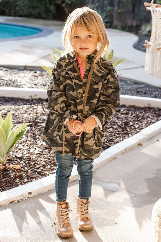 Camo jacket shop for baby girl