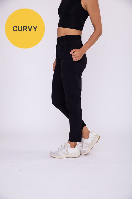 Curvy Joggers with Tapered Leg