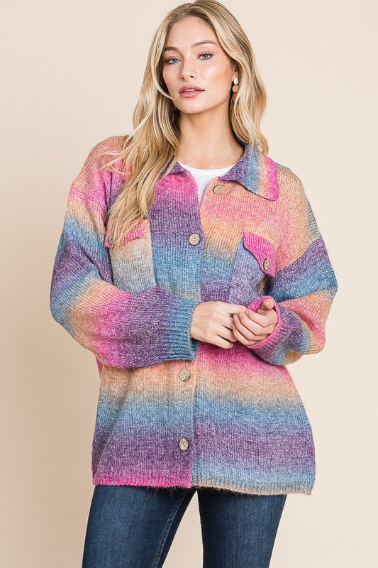 Multi Colored Knit Sweater