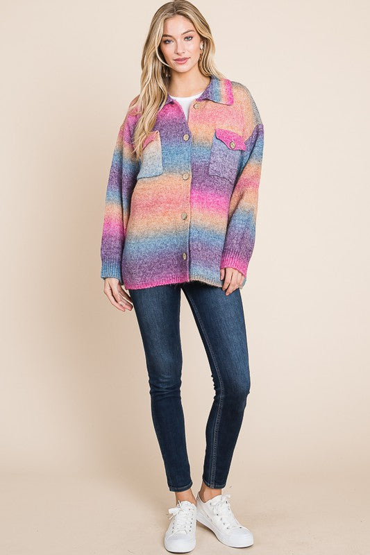 Multi Colored Knit Sweater