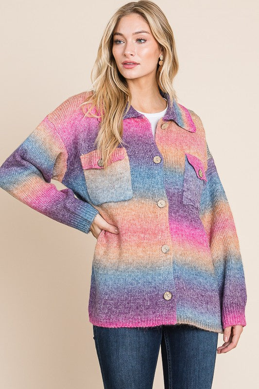 Multi Colored Knit Sweater