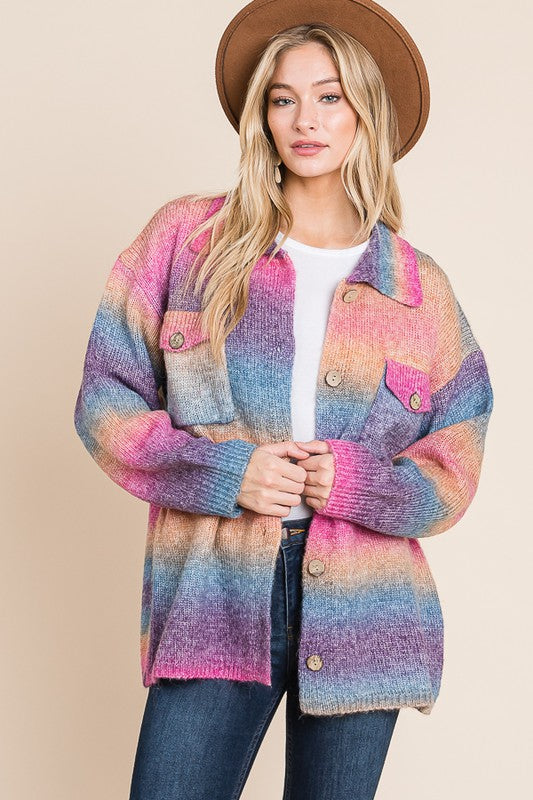 Multi Colored Knit Sweater