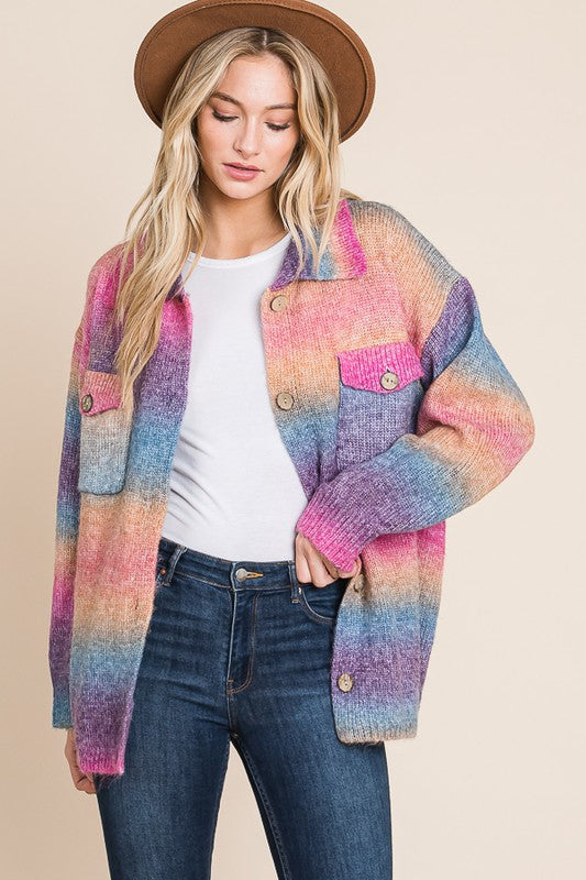 Multi Colored Knit Sweater