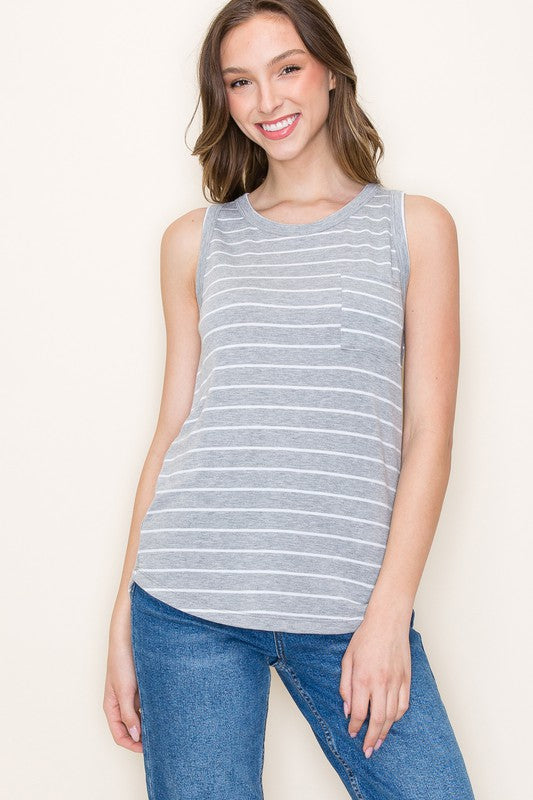 Striped Terry Top